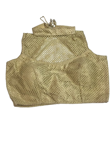 Raw Silk Gold Designer Blouse 101